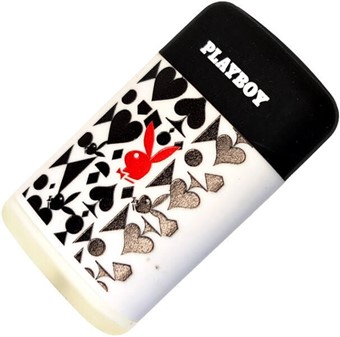 BILLIGE GAVER TIL HENDE. Billig lighter med blå flamme og Playboy-logo