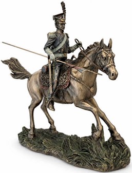 RIDDERFIGUR. Figur af polsk Ulan. Super og billig pynt til hjemmet