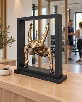Sportsfigur i Bronze. Eksklusiv gymnastik figur og ultimativ gave