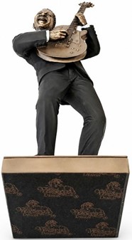 Jazzguitarist figur i bronze – Unik gave til ham der elsker musik