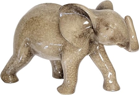 Elegant Granit Elefant Figur. Et symbol på styrke og lykke som gave