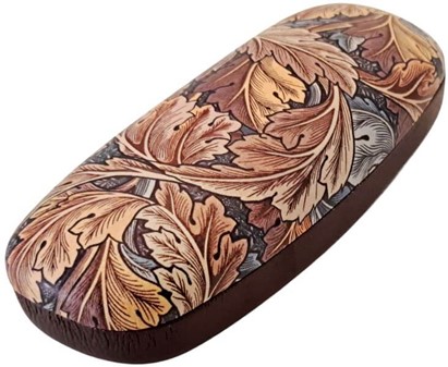 BRILLEETUI. Kunstnerisk etui til briller med William Morris design