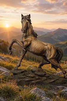 HESTESKULPTUR. En majestætisk og perfekte dekoration til dit hjem