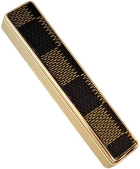 Luksuriøs el lighter i guld og sort. USB opladelig og vindtæt