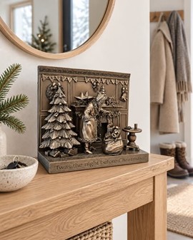 “Natten før jul” julefigur i bronze – Perfekt mesterværk og julegave