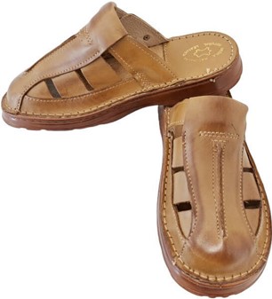 HERRE SANDALER. Moderne, billige sandaler ægte læder med en gummisål