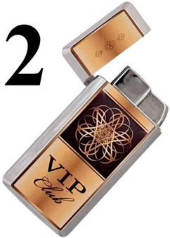 Luksuriøs Metal Lighter til VIP: Vælg Mellem Tre Elegante Mønstre