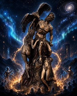 Prometheus Figur. Stjæl ilden (og opmærksomheden) med denne statue!