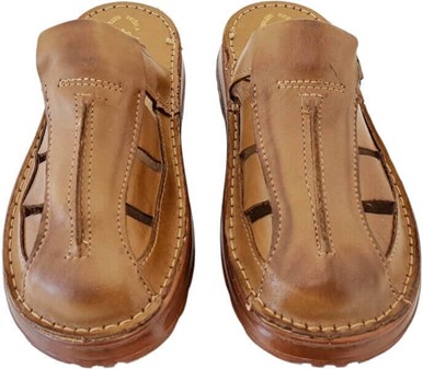 HERRE SANDALER. Moderne, billige sandaler ægte læder med en gummisål