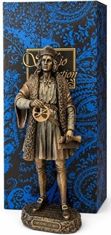 CHRISTOPHER COLUMBUS. Opdageren af Amerika figur. Bolig dekoration