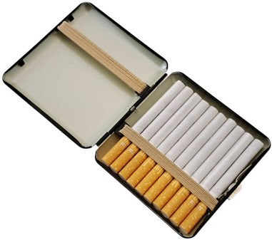 Chopper Ikon Sæt: Cigaret Etui og Benzin Lighter - Perfekt Gave