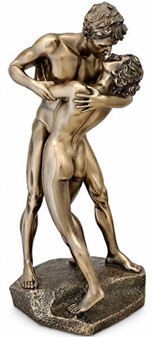 Kærlighedsfigur – Erotisk kunstfigur med romantisk udtryk