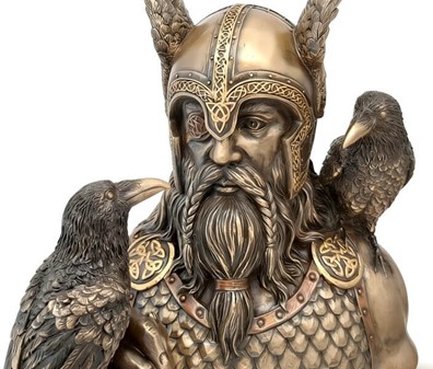 Odin Skulptur til Hjemmet. Odin Buste der styrer din stue!