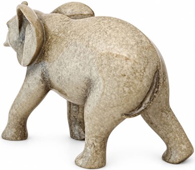 Elegant Granit Elefant Figur. Et symbol på styrke og lykke som gave
