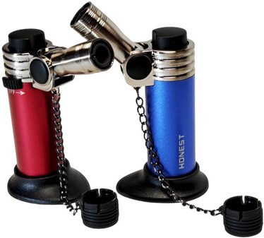 Billig Stilfuld Bordlighter: Justerbar Flamme, Robust Design