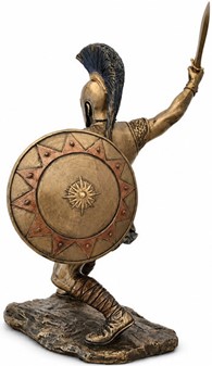 Hektor af Troja – episk bronzefigur til stue dekoration eller gave