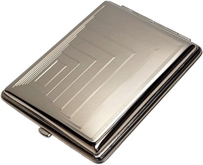 CIGARETETUI TIL LANGE CIGARETTER. Køb stor metal cigaret etui online