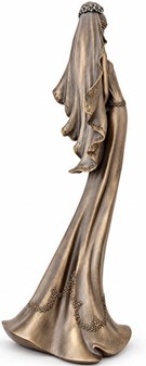 Bedste Bryllupsgave. Tidløs elegance - eksklusiv bronze brudefigur