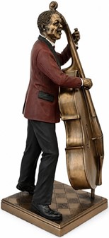 JAZZ KONTRABASSIST FIGUR | Julegave til Musiker og Musikelskeren
