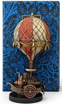 GAVE TIL MAND. Forbløffende dekorativ figur af Steampunk ballon
