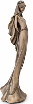 Bedste Bryllupsgave. Tidløs elegance - eksklusiv bronze brudefigur
