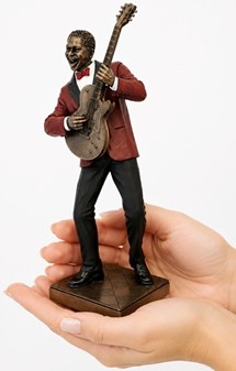 Gave til musikelsker. Eksklusiv Jazz Guitarist Figur med Attitude!