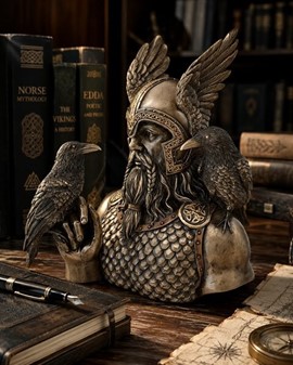 Odin Skulptur til Hjemmet. Odin Buste der styrer din stue!