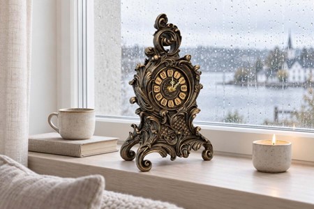 Majestætisk Bronze Kaminur til Salg. Luksuriøs gave til bryllup