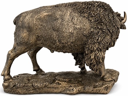 Unik Europæisk Bison Bronzefigur: Den perfekte gave til chefen