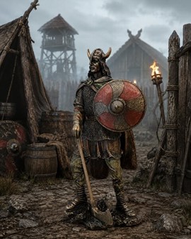 VIKINGE FIGURER. Smuk samling af pyntefigurer til vikinge gaver