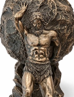 Sisyfos Bronze Figur. Et Symbol på Vedholdenhed og Dekorativ Elegance