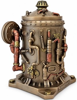 Steampunk Ur Smykkeskrin – Hemmeligt rum til dine værdigenstande