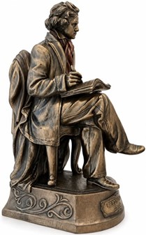 Ludwig van Beethoven Figur. Oplev genialiteten fanget i bronze