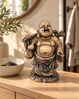 Smilende Buddha figur: Din Daglig Dosis af Lykke og Held
