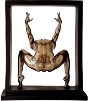 Sportsfigur i Bronze. Eksklusiv gymnastik figur og ultimativ gave