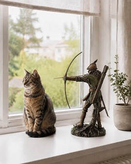 Robin Hood Figur. Legenden I Bronze: Sherwood-stil til din stuen!