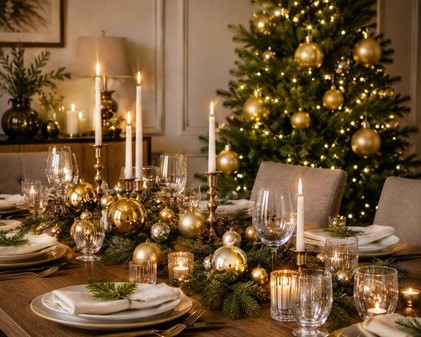 Guld julekugler i glas fra Polen, mat & blank. Ø 3, 6 og 8 cm at vælge