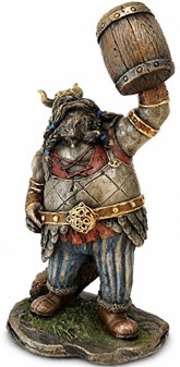 Sjov Viking Figur med et Krus Øl. Perfekt idé til ukonventionel gave