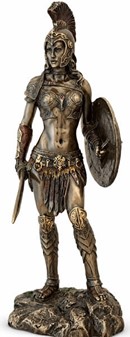 Amazone kriger figur. Et unikt kvindefigur, forslag til stueindretning