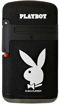 Playboy Gas Lighter Lyserød med Jetflamme. Vindtæt og Genopfyldelig