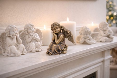 Drømmende Engle Figur. Den perfekte, personlige gave til mormor