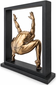 Sportsfigur i Bronze. Eksklusiv gymnastik figur og ultimativ gave
