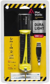 Dura Light 280. Pålidelig, holdbar og vandtæt lommelygte med 280 lm