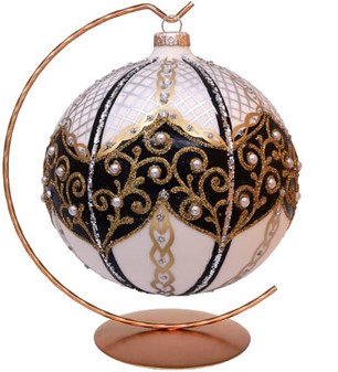 Stativ til julekugler. Metalstativ til kugler op til 20 cm diameter