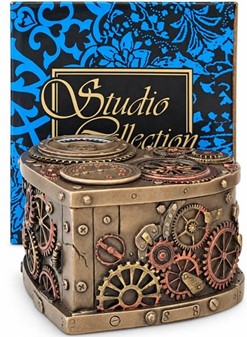 18 ÅRS GAVE. Unik hjerteformede smykkeskrin i Steampunk stil