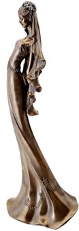 Bedste Bryllupsgave. Tidløs elegance - eksklusiv bronze brudefigur