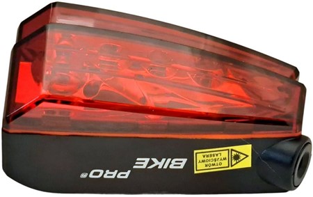 BEDSTE CYKELLYGTER. Billig cykel baglygte med dobbelt laserlys + 5 LED