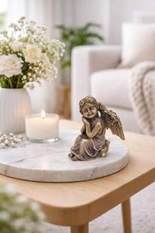 Drømmende Engle Figur. Den perfekte, personlige gave til mormor