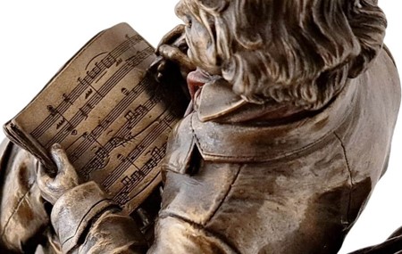 Ludwig van Beethoven Figur. Oplev genialiteten fanget i bronze