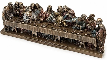 Den Sidste Nadver i bronze – Eksklusiv Kunstnerisk Gengivelse da Vinci